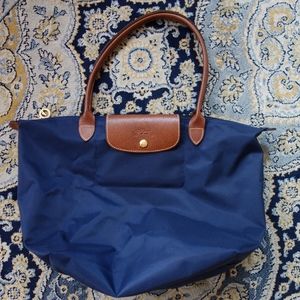 Large Longchamp Tote Navy